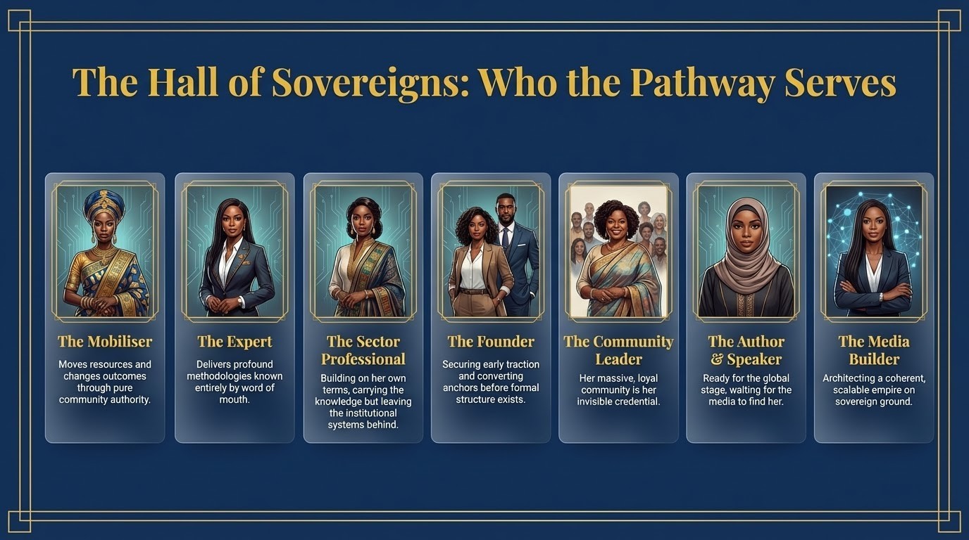 The Hall of Sovereigns ~ first page preview of the founder pathway document